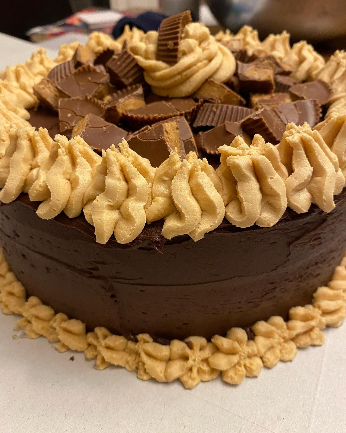 Peanut Butter Chocolate Cake
