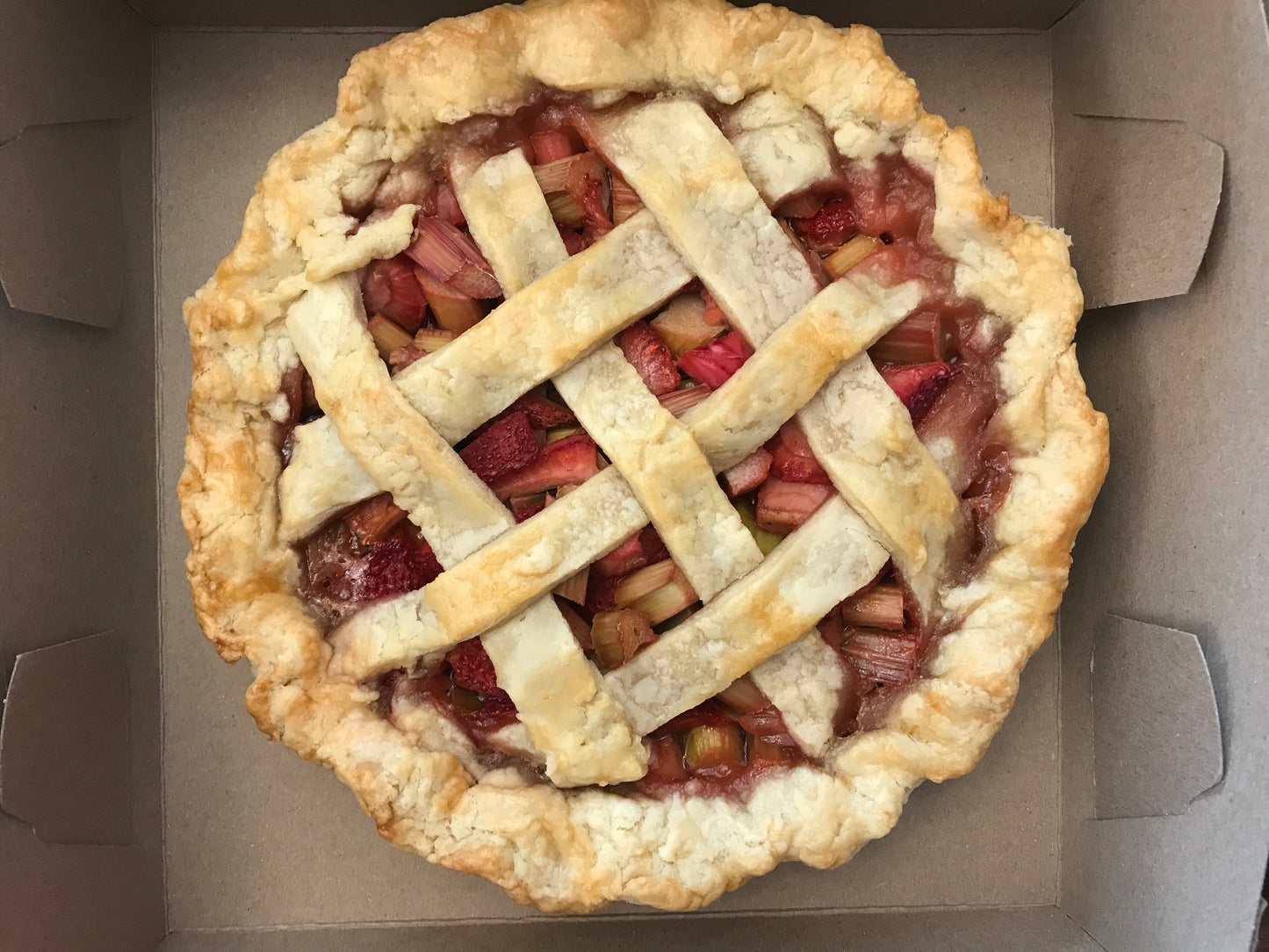Strawberry Rhubarb Pie (Seasonal)