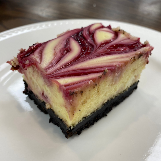 White Chocolate Raspberry Cheesecake Bar