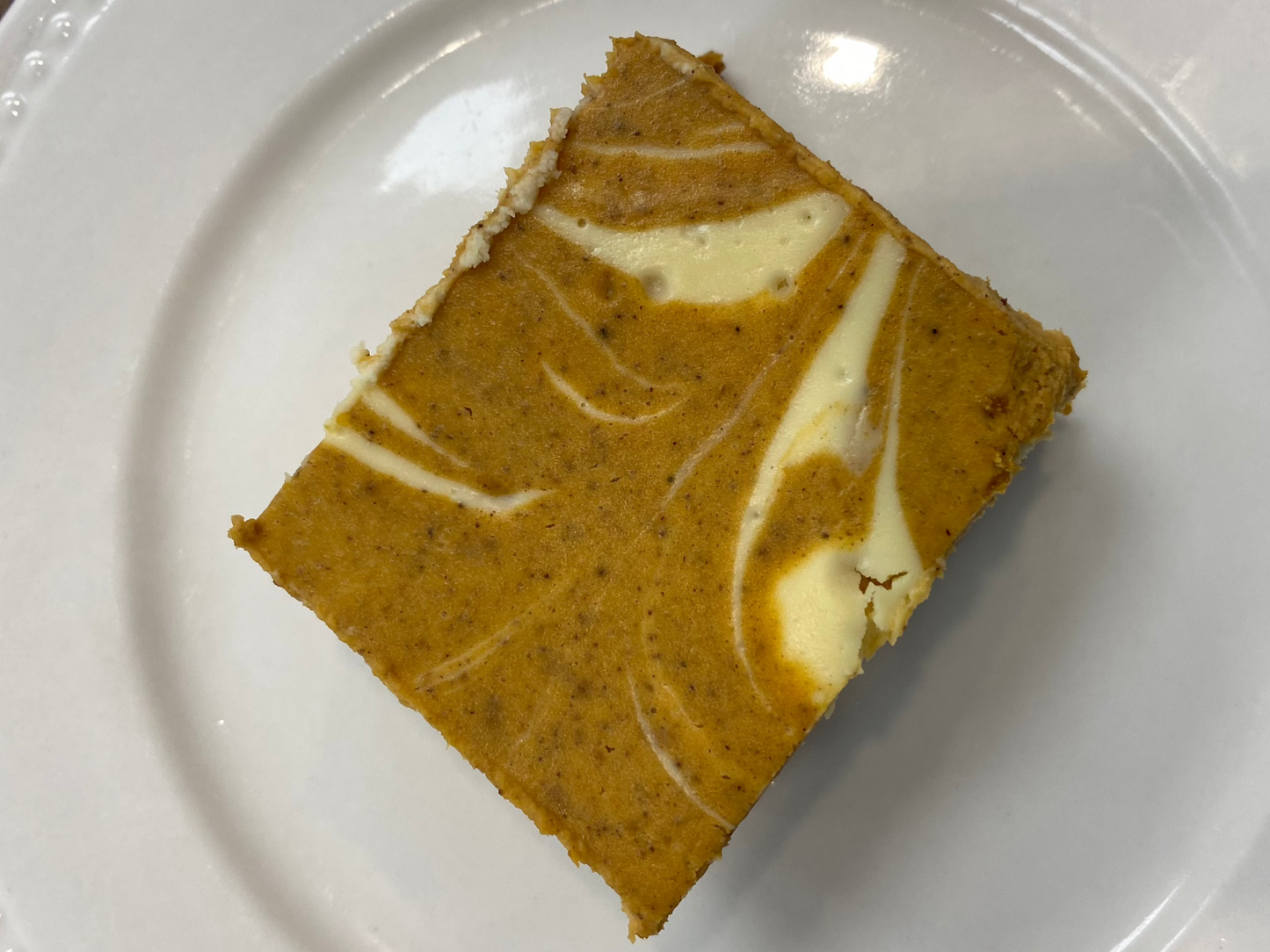 Pumpkin Cheesecake Bar