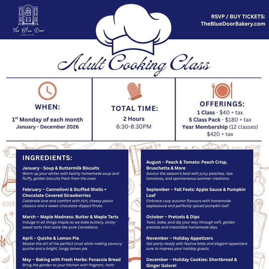 Adult Cooking Class - December - 7 Dec 2026