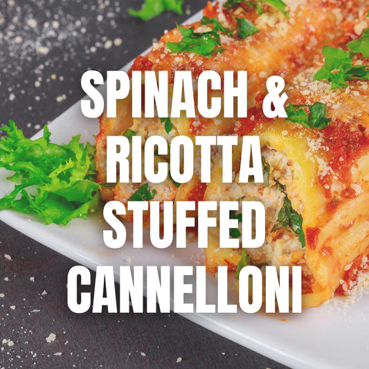 Spinach and Ricotta stuffed Cannelloni - March Monthly Meal - 31 Mar 2026