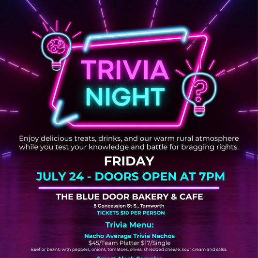 Trivia Night! - July - 24 Jul 2026