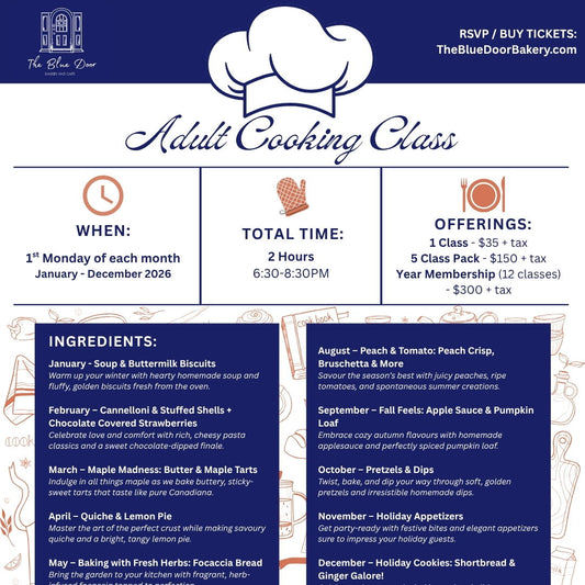 Adult Cooking Class - April - 6 Apr 2026